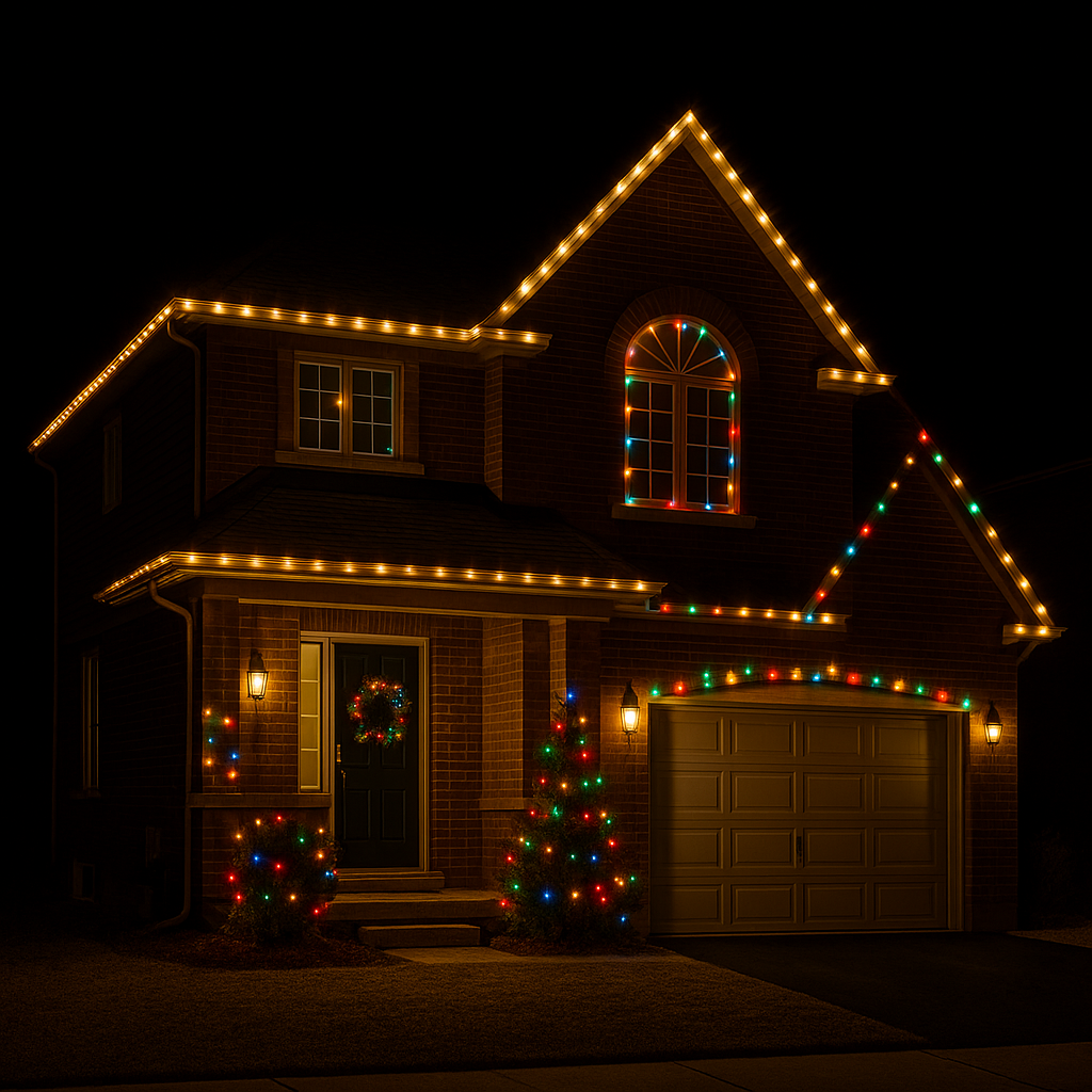 Christmas Lights Installed