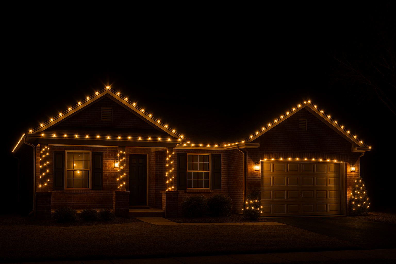 Christmas Lights Installed